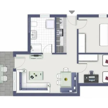 Apartamento Jacobihof Haus 6 02 *